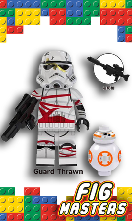 Night Trooper Guard Thrawn With BB8 Star Wars B R3 B7 S2