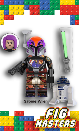 Sabine Wren With BB8 Star Wars B R1 B4 S1